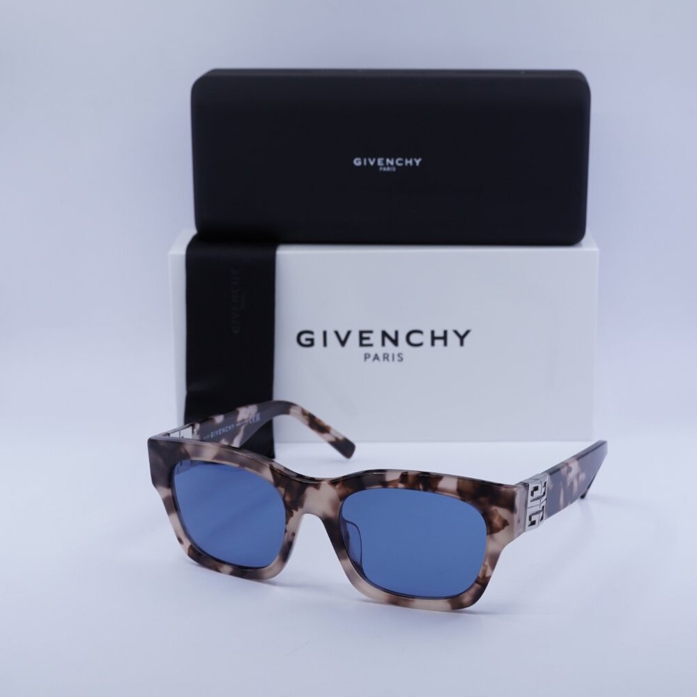 🕶️ New Givenchy GV40072F 55V Sunglasses - Coloured Havana Frame, Blue Lenses - Picture 9 of 9